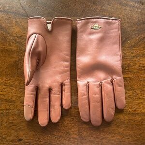 Coach leather gloves. Size 7